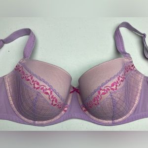 ti Voglio MAUVE Lightly Lined Underwire, 42D. *P1061